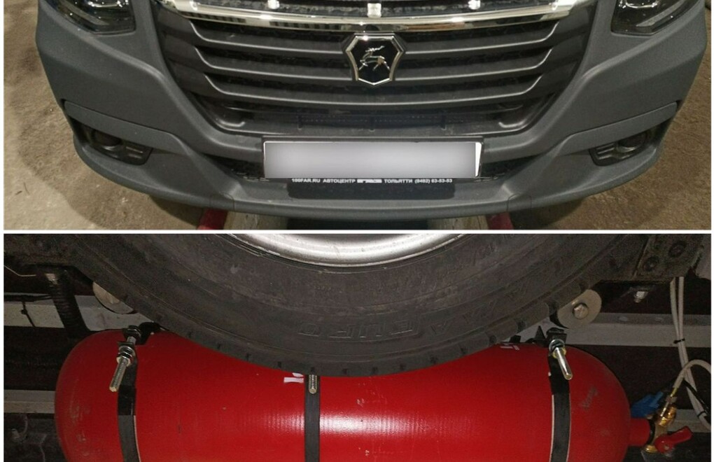 ALPHA TE-GD4 с баллоном 30л. на а/м GAZelle CITY A68R52