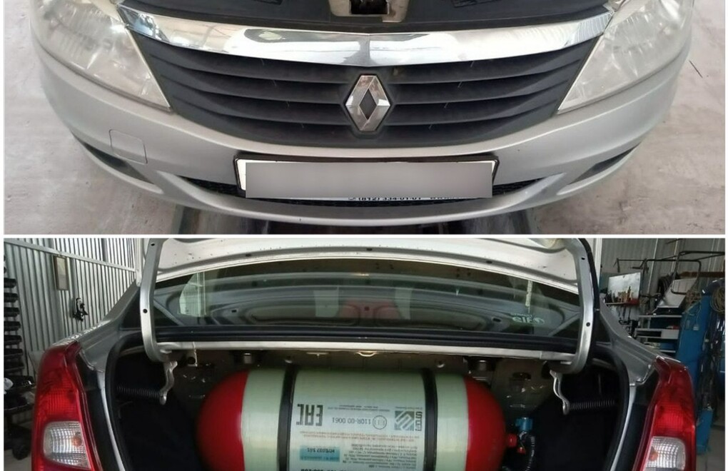 DIGITRONIC MP48 OBD с баллоном 100л. на а/м RENAULT LOGAN